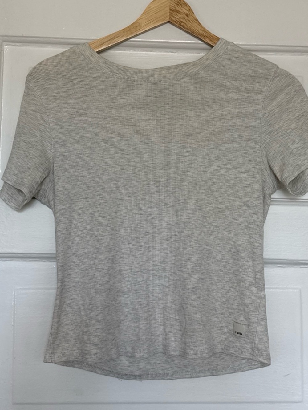 Vuori Heather Gray Short Sleeve Crew Tee